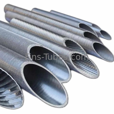comprare DELLOK Vendita di fabbrica tubo a pinne basse di alta qualità a scanalatura interna singolo metallo tubo a pinne di rame fornitori tubo a pinne basse di rame online manufacture
