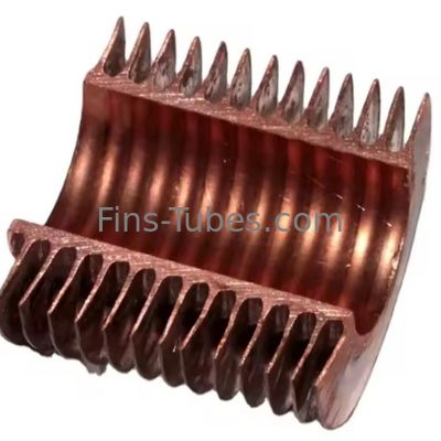 comprare Tubo alettato estruso da 1000 mm, forma tonda, quadrata, rettangolare, ovale, utilizzato in apparecchiature HVAC, refrigerazione e raffreddamento fabbricazione online