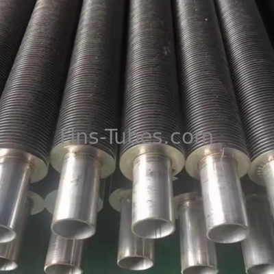 comprare DELLOK spessore del tubo 4 mm-15 mm macchina per tubi a pinna estrusa con rivestimento nero o protezione con vernice online manufacture