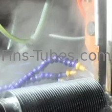 comprare Il dispositivo di raffreddamento 3.3mm della caldaia di DELLOK ha dentellato la metropolitana di aletta elicoidale 32mm solida online manufacture