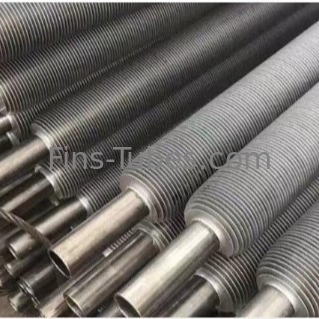 Tubo di dissipazione del calore per attrezzature industriali, a spirale, composito metallico ad alta frequenza, saldatura di tubi a pinne, avvolgimento in serra
