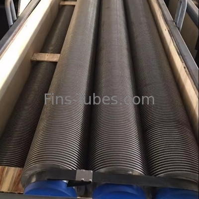 DELLOK Trasferimento di calore ottimale Scambiatore di calore tubo a pinna con design arrotondato a pinna