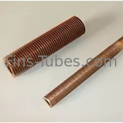 DELLOK tubo di pinna in alluminio per sistemi HVAC fino a 300 ° F / lunghezza 1-22m o su richiesta