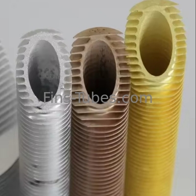 DELLOK OD63.5mm tubo di pinna di alluminio con resistenza / raffreddamento duraturo fino a 300 ° F