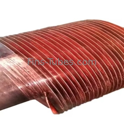 Tubo a pinne con 24 pinne incorporate Tipo serrato massello Verniciatura nera Colore personalizzabile
