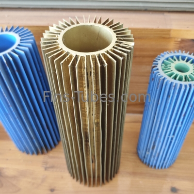 DELLOK Tubo a pinna longitudinale con 19 mm OD 400 °C connessione a filo per radice